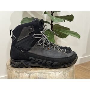 Crispi Boots Altitude GTX Men’s 46 12.5 Hiking Leather Black Gray Italy Vibram